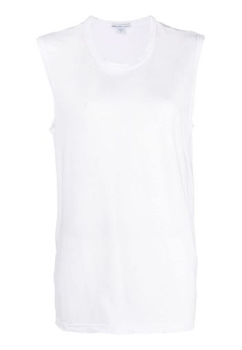 James Perse round-neck cotton tank top - Bianco