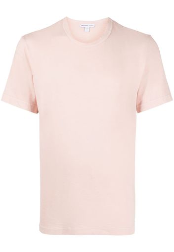James Perse crew-neck cotton T-shirt - Rosa