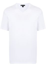 James Perse T-shirt Luxe Lotus con scollo a V - Bianco