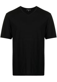 James Perse T-shirt con scollo a V Lotus - Nero