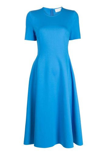 JANE Romy flared midi dress - Blu