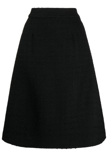 JANE Rex tweed skirt - Nero