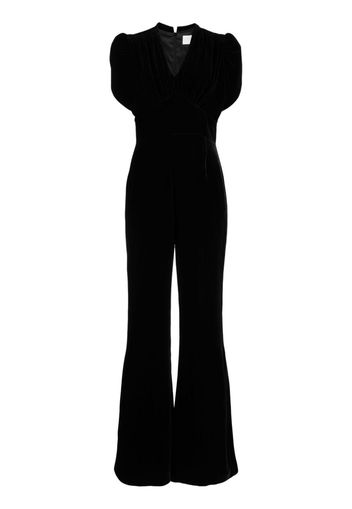 JANE Ravelle v-neck jumpsuit - Nero