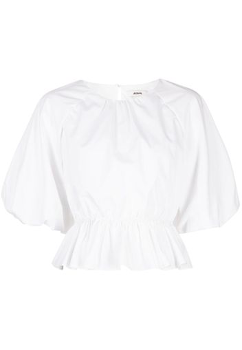 Jason Wu Top con maniche a palloncino - Bianco