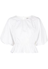 Jason Wu Top con maniche a palloncino - Bianco