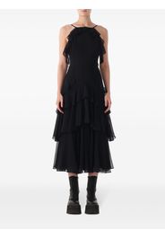 Jason Wu ruffle-detail midi dress - Nero