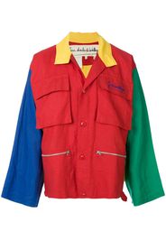 colour-block utility jacket