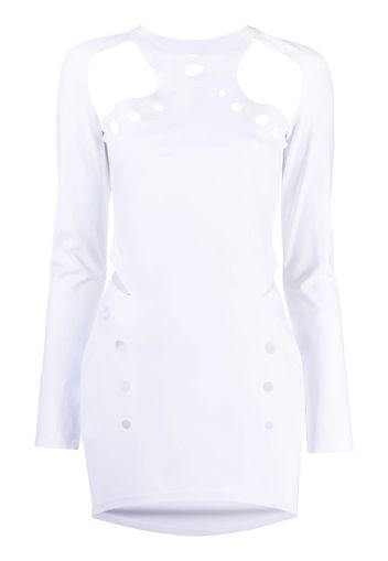 Jean Paul Gaultier cut-out mini dress - Bianco