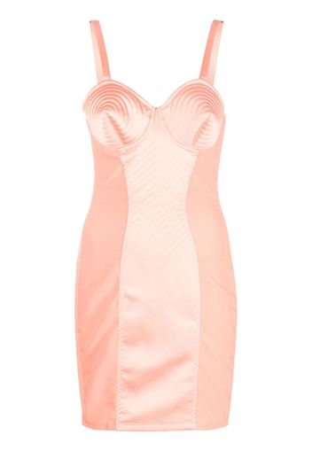 Jean Paul Gaultier Iconic cone-bra minidress - Arancione