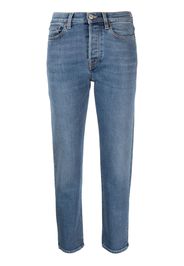 Jeanerica Classic high-waisted cropped jeans - Blu