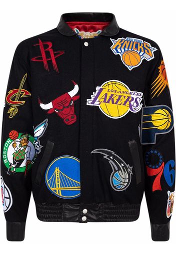 Jeff Hamilton NBA Collage Wool Jacket - Nero