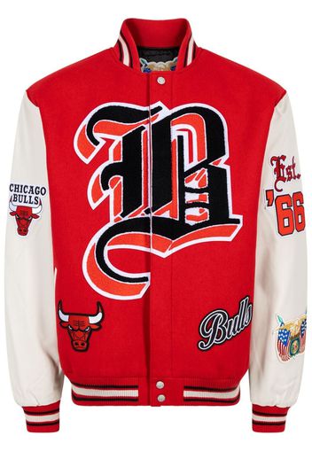 Jeff Hamilton x Chicago Bulls bomber jacket - Rosso