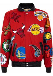 Jeff Hamilton x NBA Collage wool jacket - Rosso