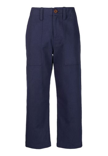 Jejia Camille cropped trousers - Blu