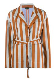 Jejia Camille striped cotton blazer - Arancione