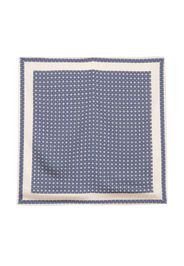 Jejia geometric-print square scarf - Blu