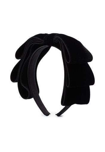 black Kayta bow headband