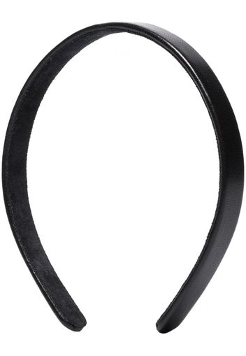 Black Leon Leather Headband