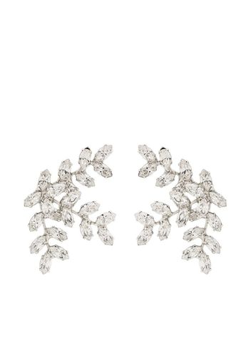 silver-tone Viniette crystal earrings