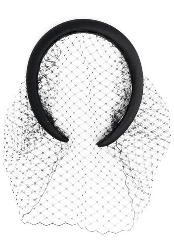 Jennifer Behr padded netting headband - Nero