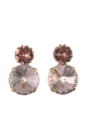 Jennifer Behr Myrla crystal-embellished earrings - Rosa