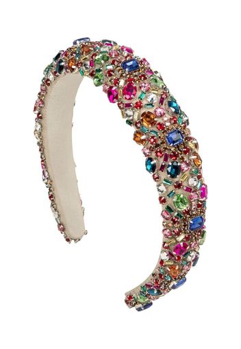 Jennifer Behr Mimi crystal-embellished headband - Rosso