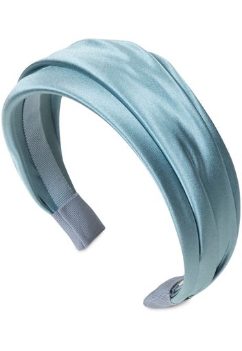 Jennifer Behr Natasha silk headband - Blu