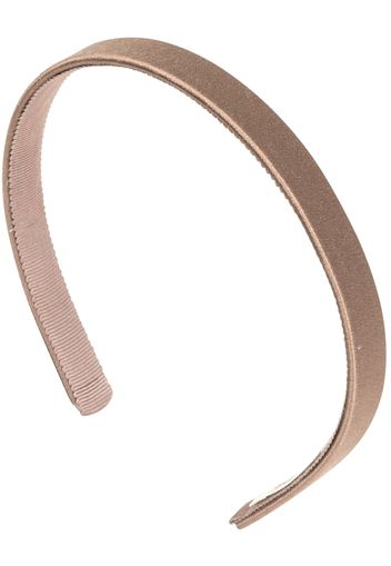 Jennifer Behr Lucy satin headband - Toni neutri