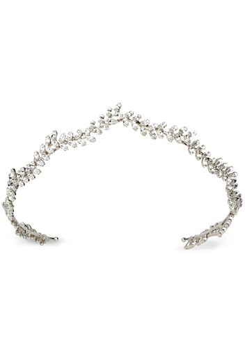 Jennifer Behr swarovski crystal headband - Bianco