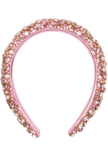 Jennifer Behr Czarina crystal-embellished headband - Rosa