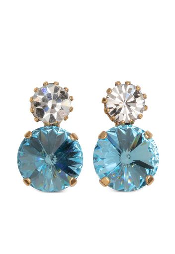 Jennifer Behr Myrla crystal-embellished earrings - Blu