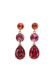 Jennifer Behr Aileen crystal earrings - Rosso