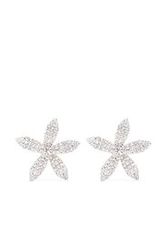 Jennifer Behr Elena crystal-embellished earrings - Argento