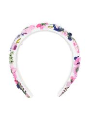 Jennifer Behr Alondra embellished headband - Bianco