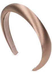 Jennifer Behr Tori satin-finish headband - Marrone