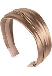 Jennifer Behr Natasha satin-finish headband - Marrone