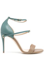 Jennifer Chamandi Ankle Strap High Sandal - Blu