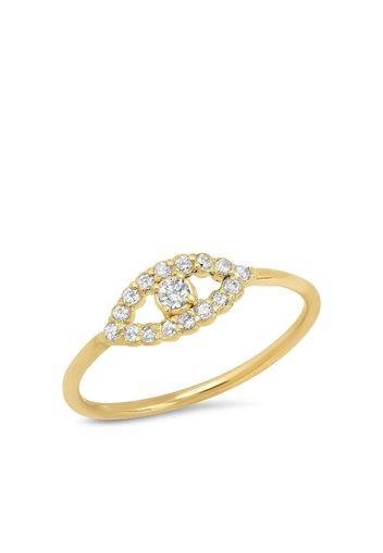 Jennifer Meyer Anello in oro 18kt e diamanti