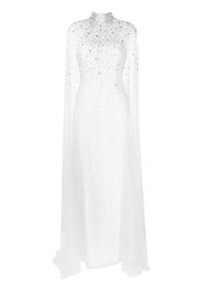 Jenny Packham Abito da sera Ingrid con cristalli - Bianco