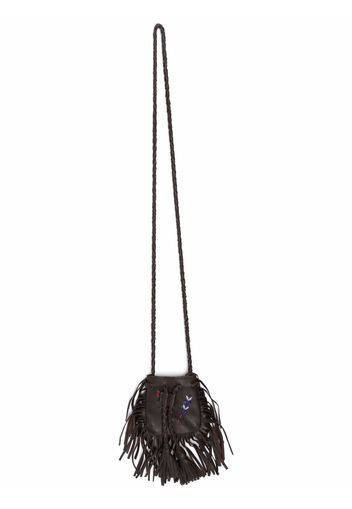 Jessie Western Pouch con nappa - Marrone