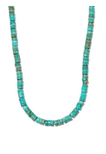 JIA JIA 14kt yellow gold turquoise beaded necklace - Oro