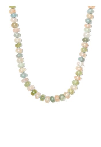 JIA JIA 14kt yellow gold morganite beaded necklace - Oro