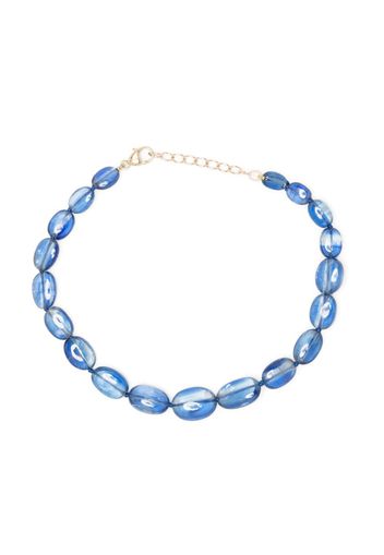 JIA JIA 14kt yellow gold Arizona kyanite beaded bracelet - Blu