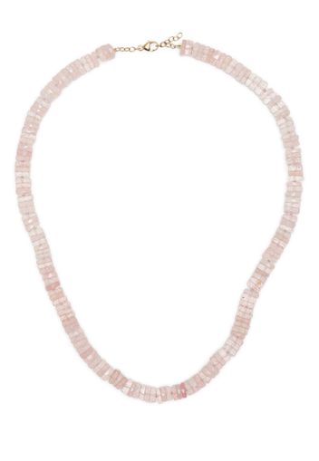 JIA JIA 14kt yellow gold Atlas rose quartz necklace - Rosa