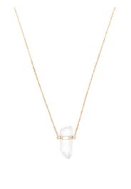 JIA JIA 14kt yellow gold quartz pendant necklace - Oro