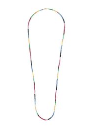 JIA JIA 14kt yellow gold Arizona sapphire long beaded necklace - Oro