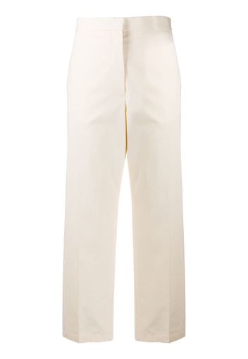 Lang cropped straight-leg trousers