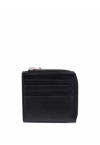 Jil Sander card-slot wallet - Nero