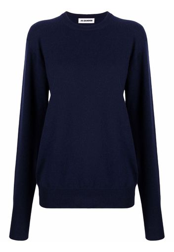 Jil Sander long-sleeve cashmere jumper - Blu