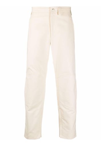 Jil Sander zipped-ankle cotton trousers - Toni neutri